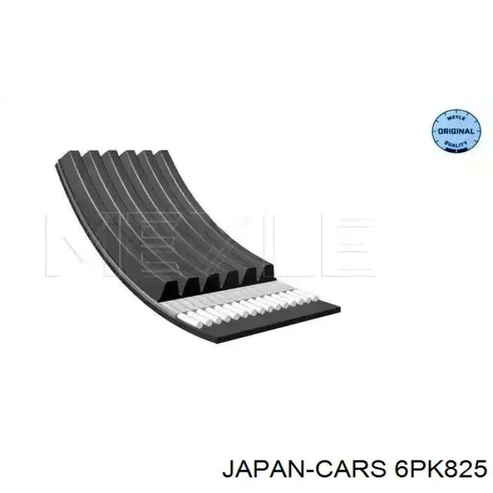 6PK825 Japan Cars correa trapezoidal