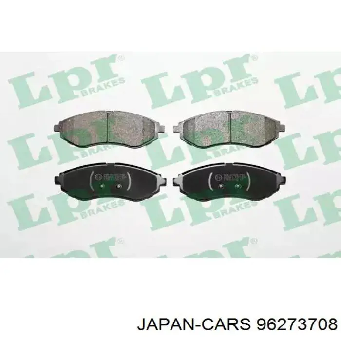 Pastillas de freno delanteras Chevrolet Spark (Matiz) M200, M250