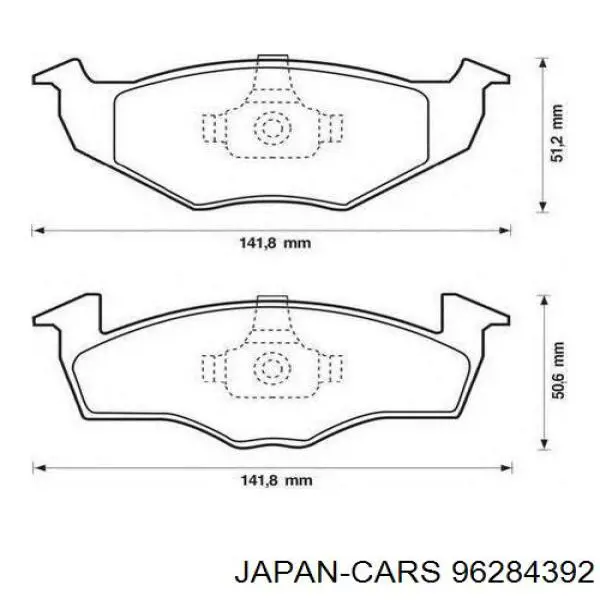 Freno de disco delantero Chevrolet Spark (Matiz) M200, M250