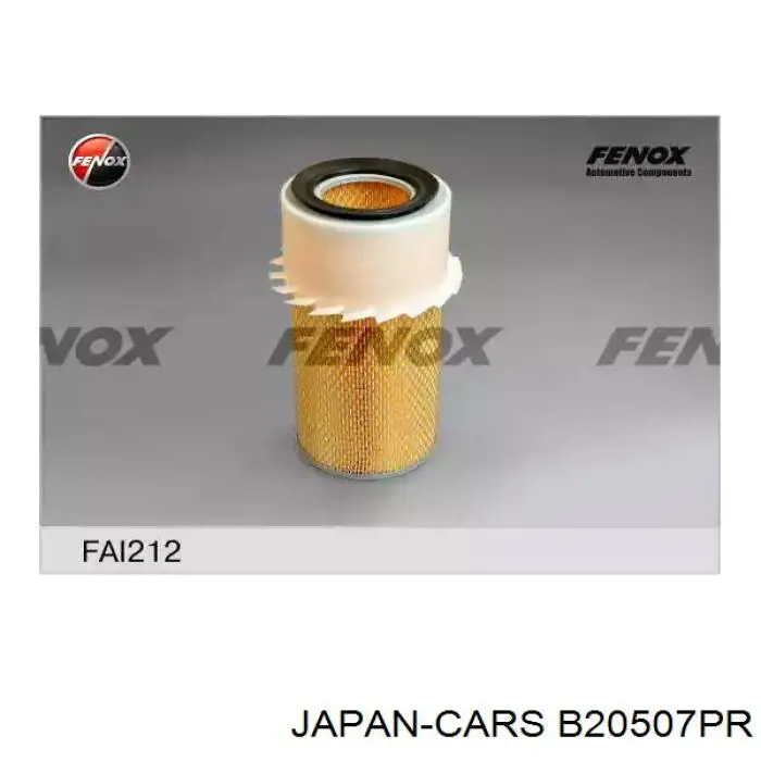 B20507PR Japan Cars filtro de aire