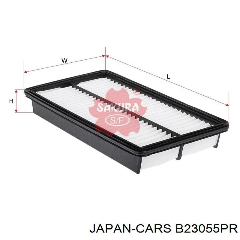 B23055PR Japan Cars filtro de aire