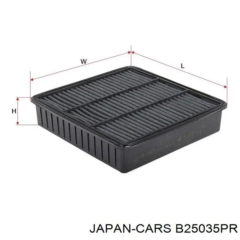 B25035PR Japan Cars filtro de aire