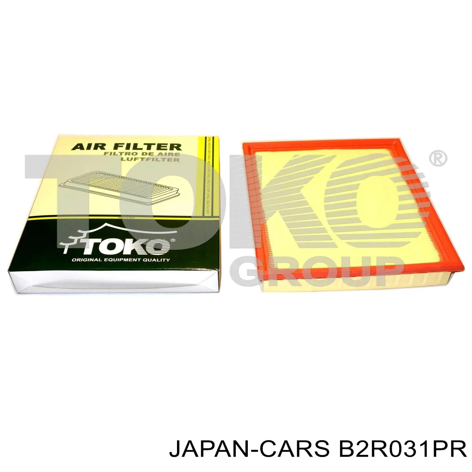 B2R031PR Japan Cars filtro de aire