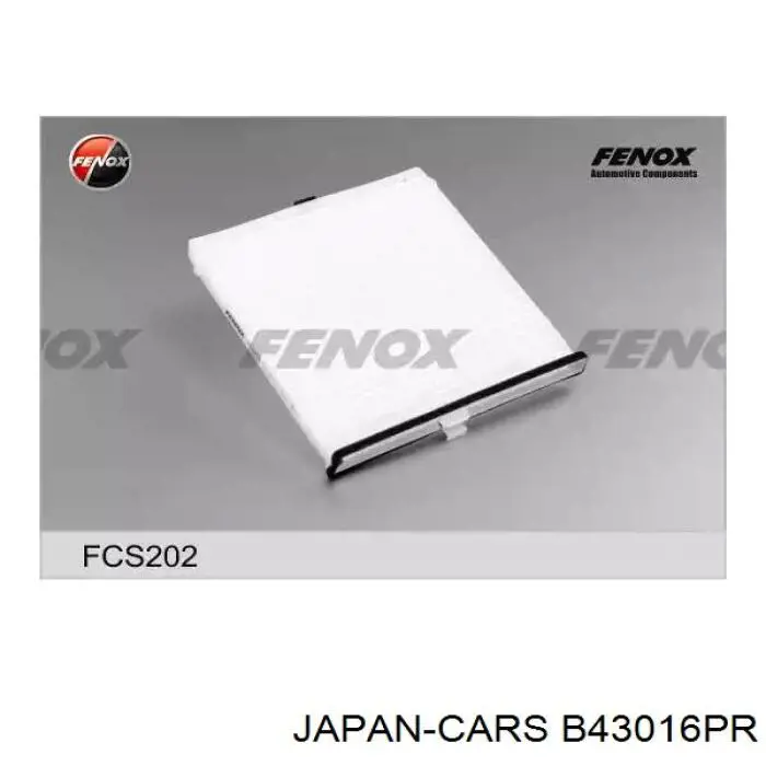 Filtro de cabina Japan Cars B43016PR precio, desde 9,31 EUR