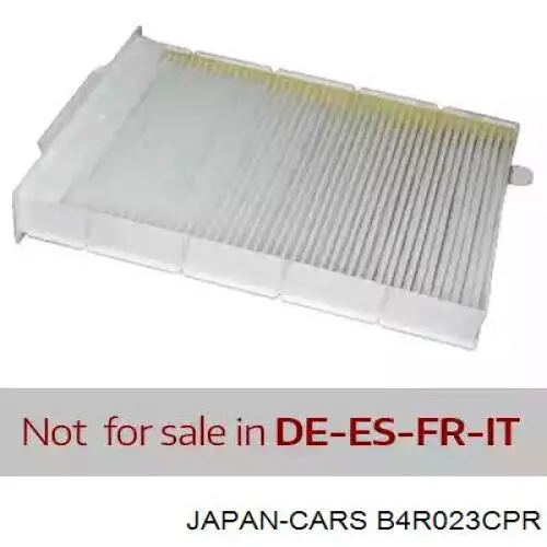 B4R023CPR Japan Cars filtro habitáculo