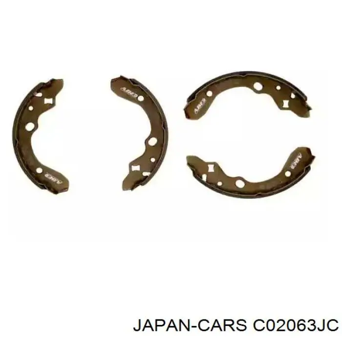 c02063jc Japan Cars zapatas de frenos de tambor traseras