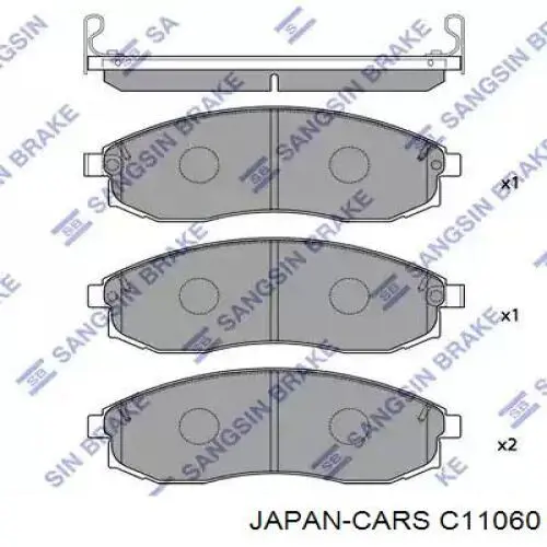 C11060 Japan Cars pastillas de freno delanteras