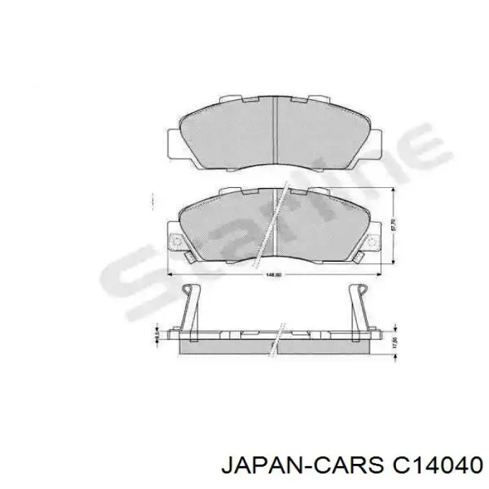 Pastillas de freno delanteras Honda CR-V 1 RD
