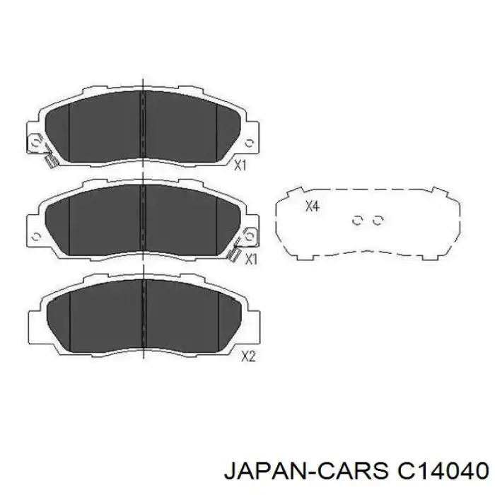 Pastillas de freno delanteras Honda CR-V 1 RD