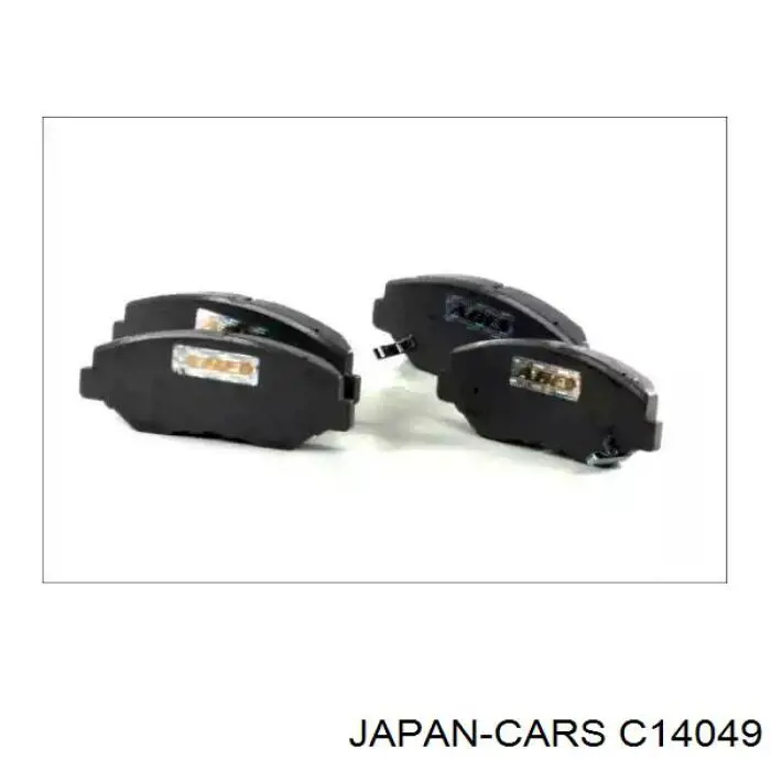 C14049 Japan Cars pastillas de freno delanteras