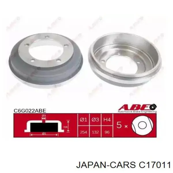 Pastillas de freno delanteras Subaru Legacy 3 BE, BH