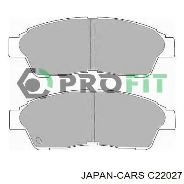 C22027 Japan Cars pastillas de freno traseras