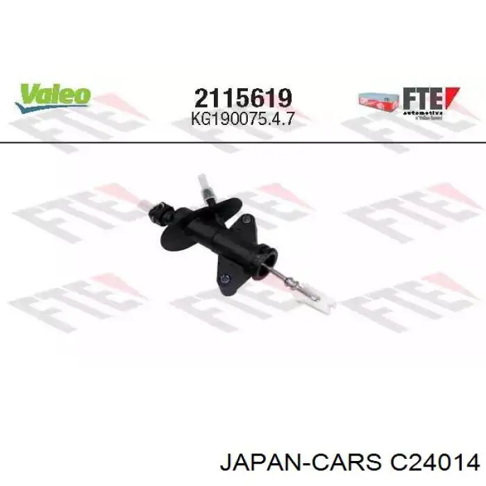 C24014 Japan Cars pastillas de freno traseras