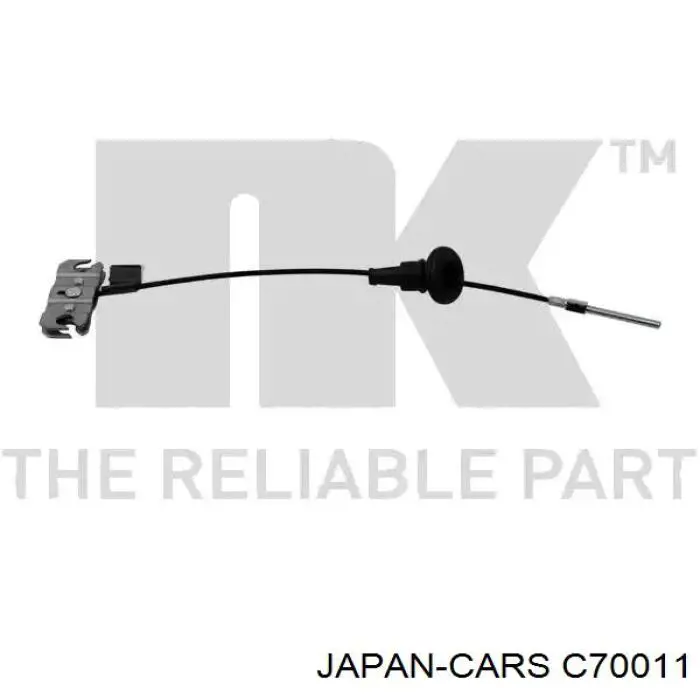 C70011 Japan Cars cable de freno de mano trasero derecho/izquierdo