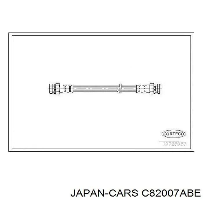 Comprar C82007ABE Japan Cars Latiguillos de freno delantero