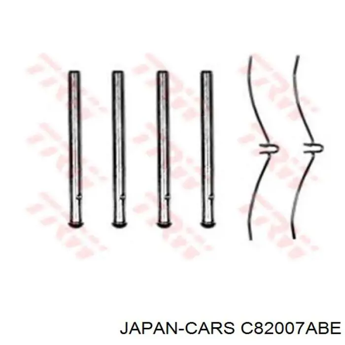 C82007ABE Japan Cars Tubo de frenos delantero