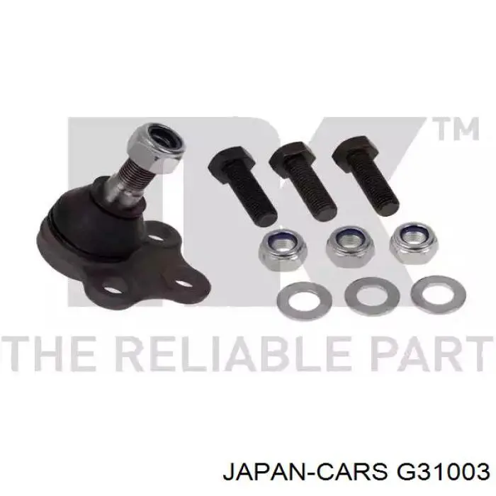 Retén del semieje delantero izquierdo G31003 Japan Cars