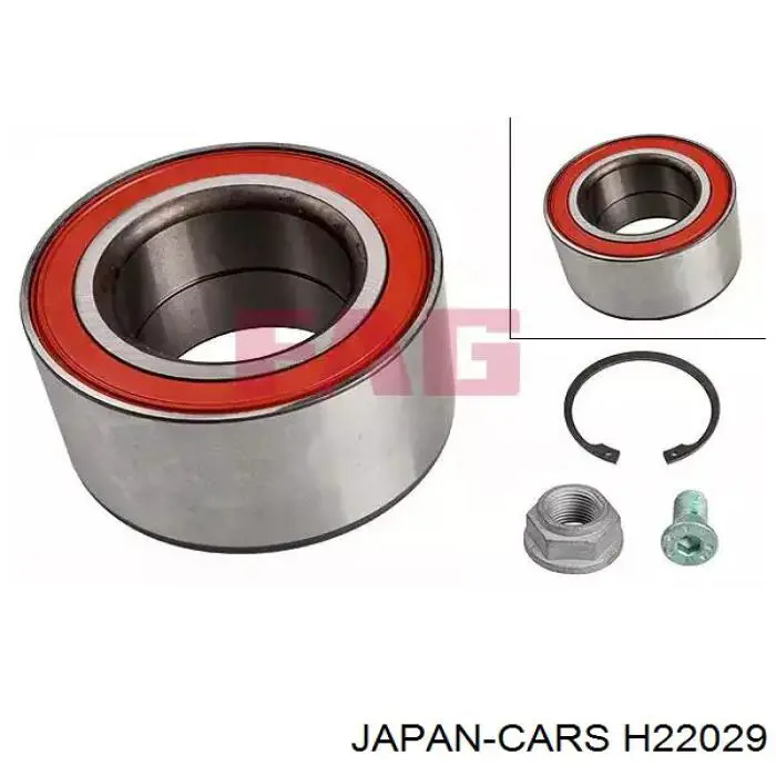 h22029 Japan Cars cojinete de rueda trasero