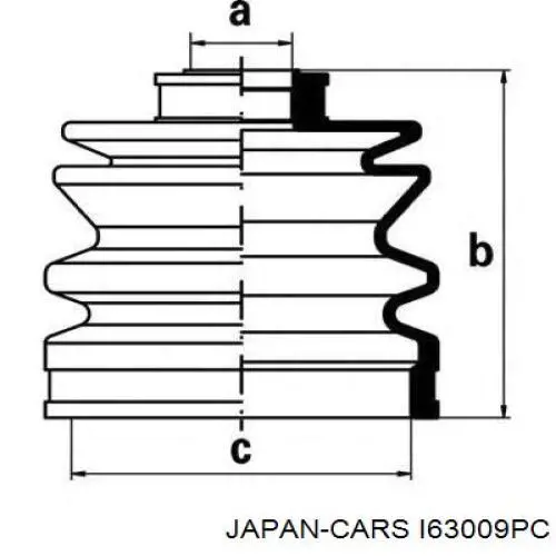I63009PC Japan Cars Guardapolvo dirección