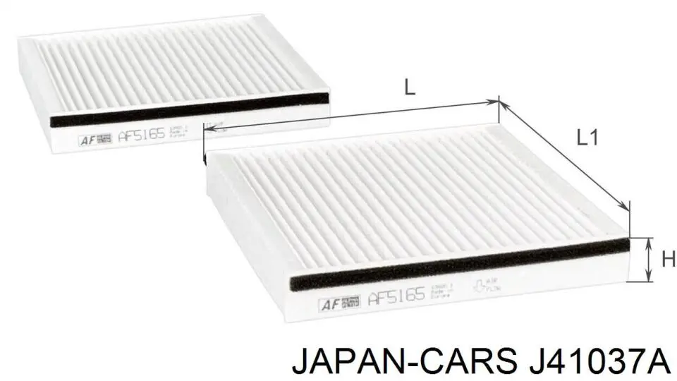 J41037A Japan Cars silentblock de suspensión delantero inferior