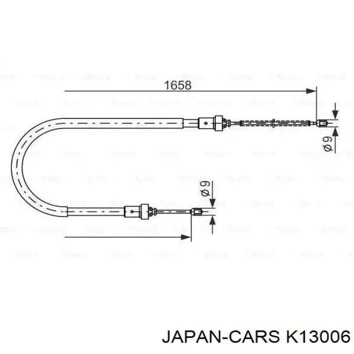 K13006 Japan Cars tapa de distribuidor de encendido