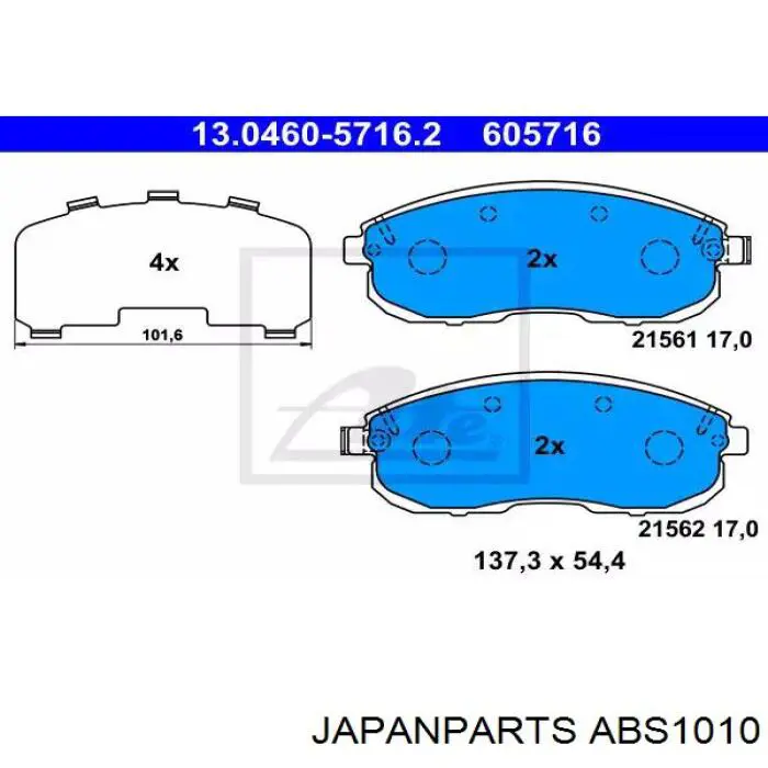 Sensor ABS delantero Alfa E-Parts AF01986