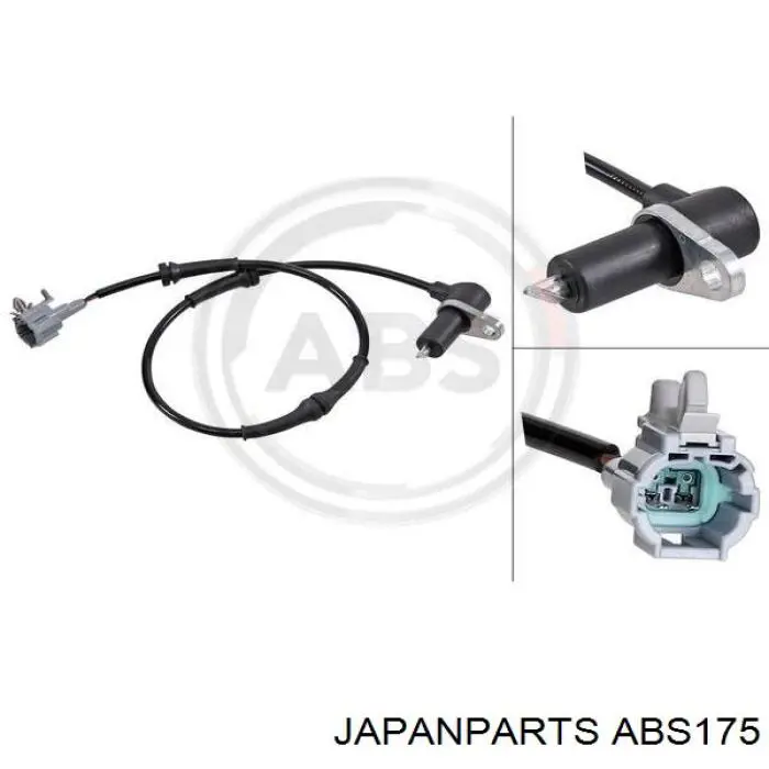 Sensor revoluciones de la rueda, delantero derecho Japan Parts ABS175