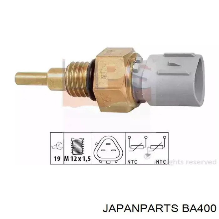Sensor de temperatura 37750PC1004 Honda