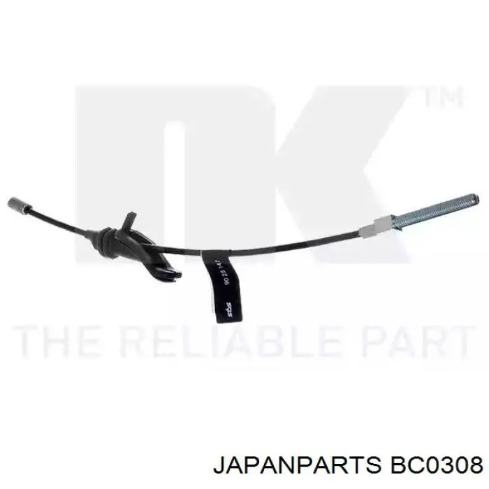 BC0308 Japan Parts cable de freno de mano trasero derecho/izquierdo