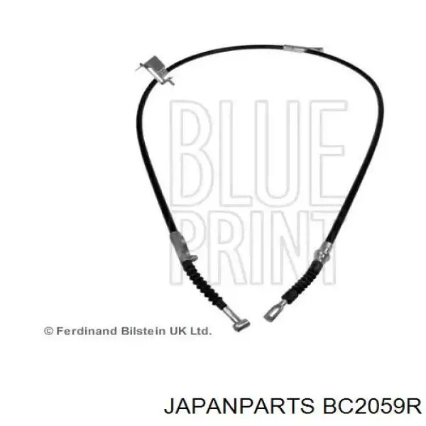 1312059R Japko cable de freno de mano trasero derecho