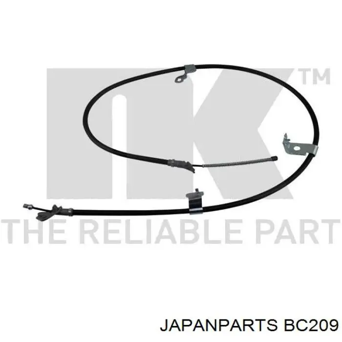 BC209 Japan Parts cable de freno de mano trasero derecho