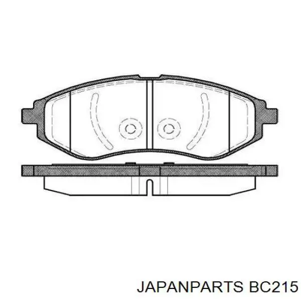 BC215 Japan Parts cable de freno de mano trasero derecho