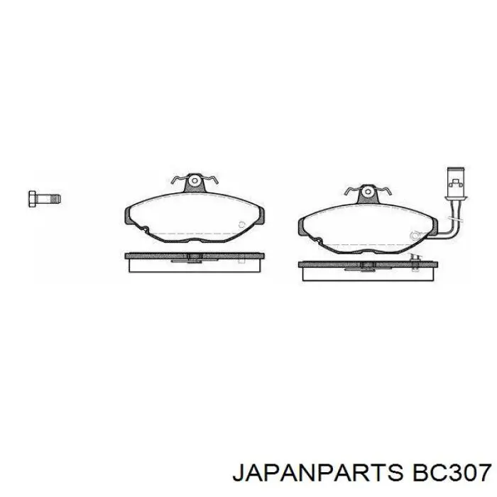 Cable de freno de mano trasero derecho Japan Parts BC307 precio, desde 22,01 EUR