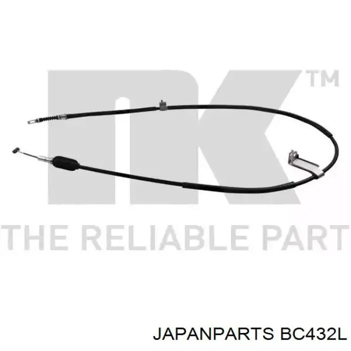 BC-432L Japan Parts cable de freno de mano trasero izquierdo