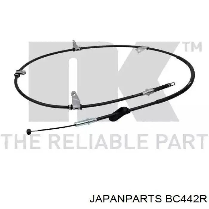 BC442R Japan Parts cable de freno de mano trasero derecho