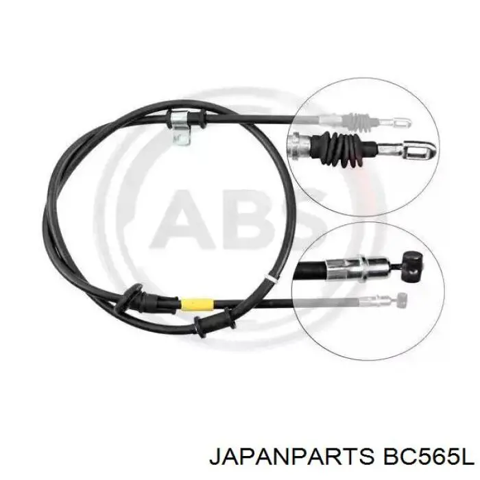 BC-565L Japan Parts cable de freno de mano trasero izquierdo