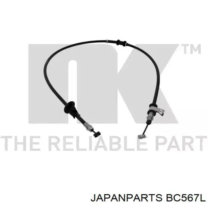 BC567L Japan Parts cable de freno de mano trasero izquierdo
