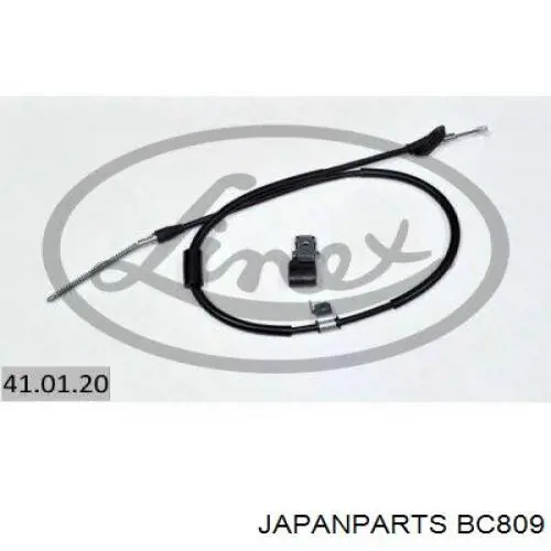 BC-809 Japan Parts cable de freno de mano trasero derecho