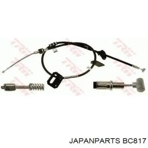 BC-817 Japan Parts cable de freno de mano trasero izquierdo