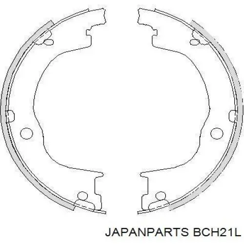 BCH21L Japan Parts cable de freno de mano trasero izquierdo