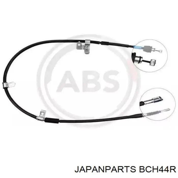 BC-H44R Japan Parts cable de freno de mano trasero izquierdo