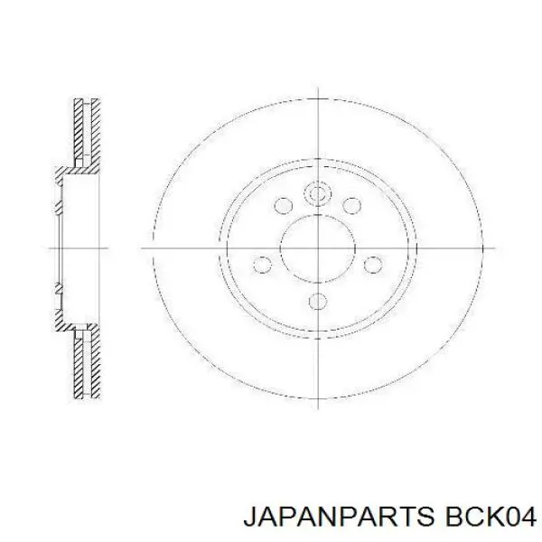 Cable de freno de mano trasero derecho Japan Parts BCK04 precio, desde 43,66 EUR