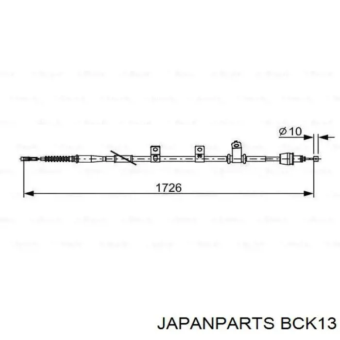 Cable de freno de mano delantero  Hyundai/Kia 0K01844150C precio, desde 15,06 EUR
