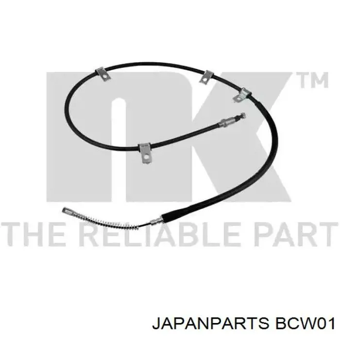 BC-W01 Japan Parts cable de freno de mano trasero derecho