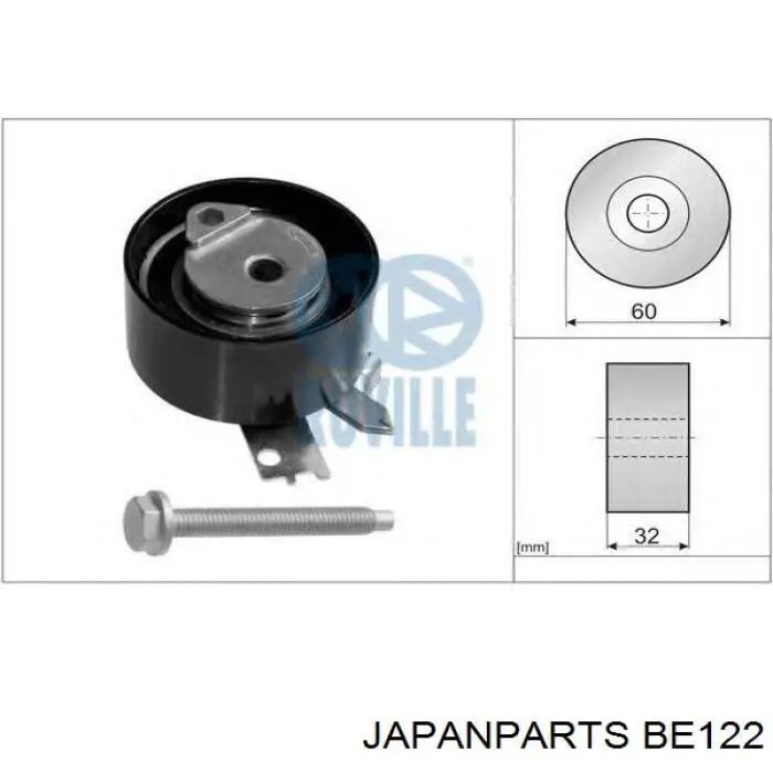 BE122 Japan Parts rodillo, cadena de distribución