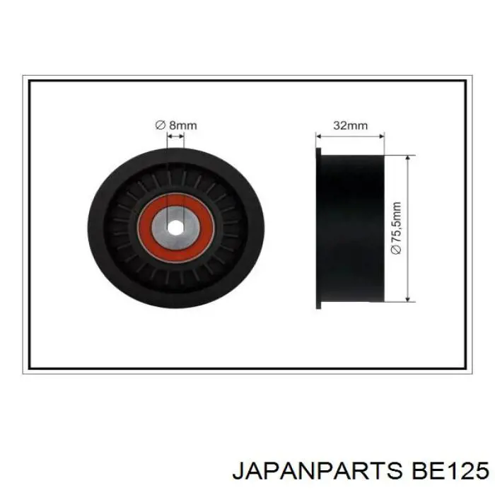 Polea correa distribución BE125 Japan Parts