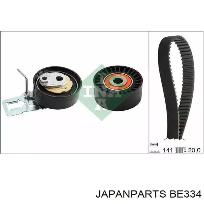 Rodillo intermedio de correa dentada Ford Fiesta JH, JD