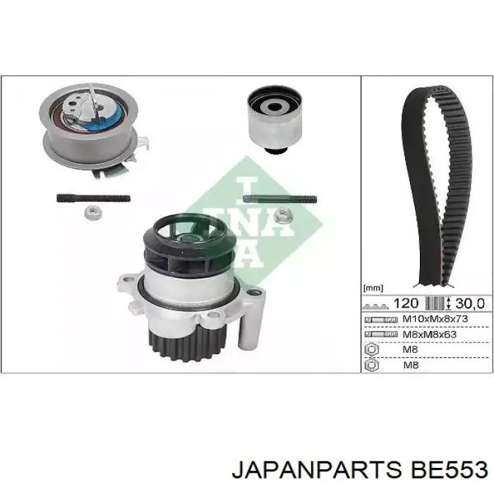 BE-553 Japan Parts tensor, correa dentada