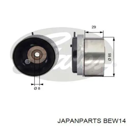 BE-W14 Japan Parts rodillo, cadena de distribución