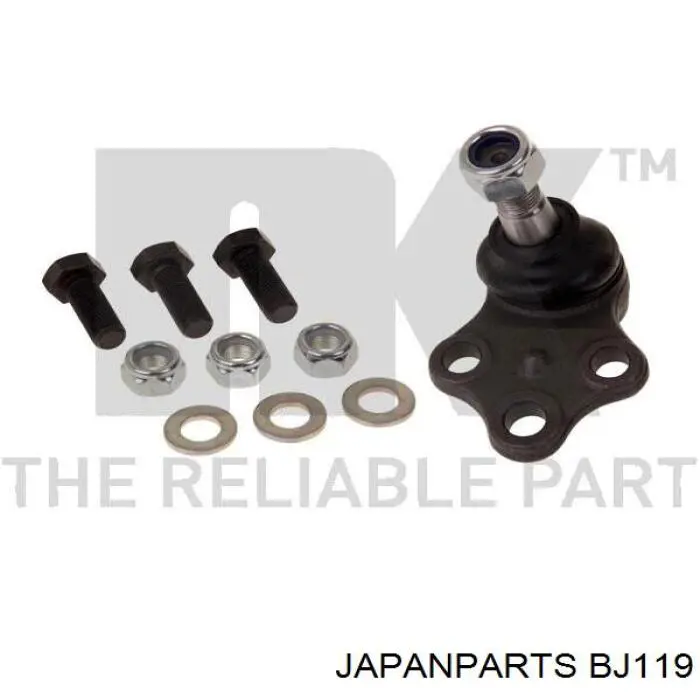 BJ-119 Japan Parts rótula de suspensión inferior